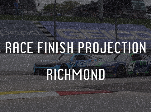 Statistical Cup Race Finish Projection: Richmond