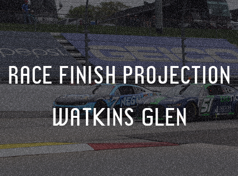Statistical Cup Race Finish Projection: Watkins Glen
