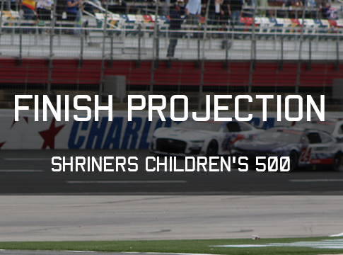 Statistical Cup Race Finish Projection: Phoenix