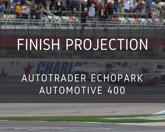 Statistical Cup Race Finish Projection: Texas