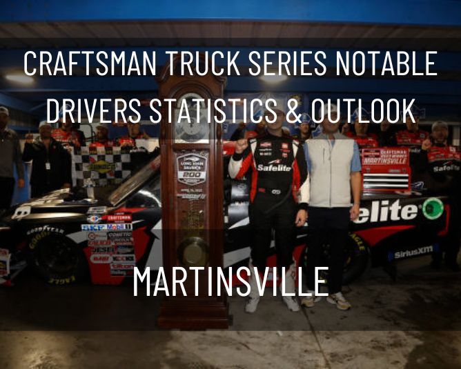 Craftsman Truck Series Notable Drivers Statistics & Outlook: Martinsville