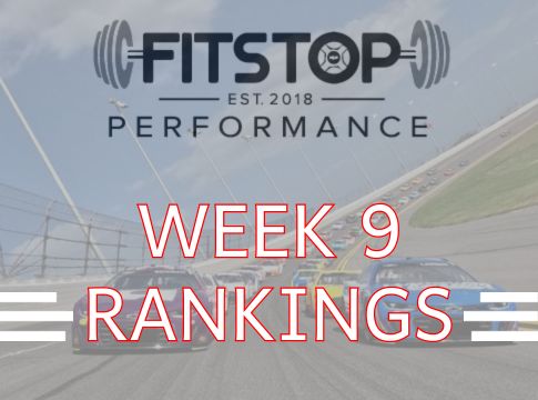FitStop Performance Week 9 Power Rankings