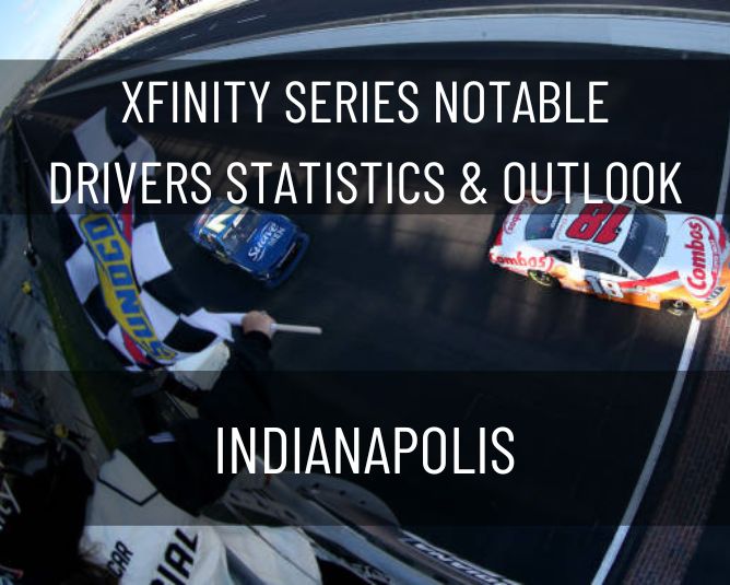 Xfinity Series Notable Drivers Statistics & Outlook: Indianapolis