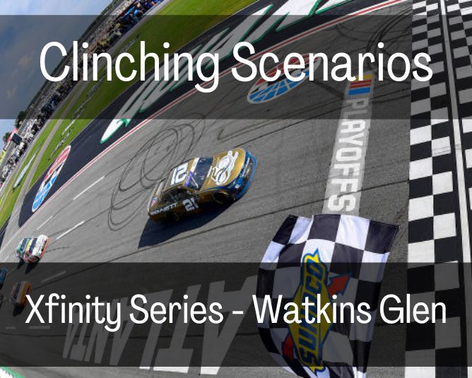 Clinching Scenarios: Xfinity Series – Watkins Glen