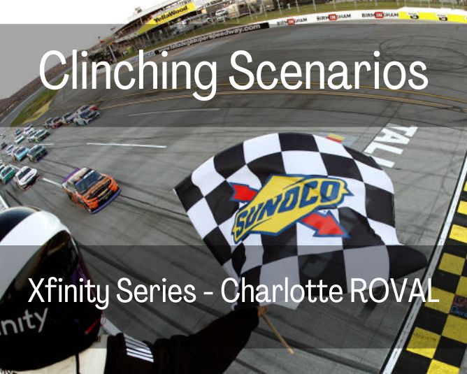 Clinching Scenarios: Xfinity Series – Charlotte Roval