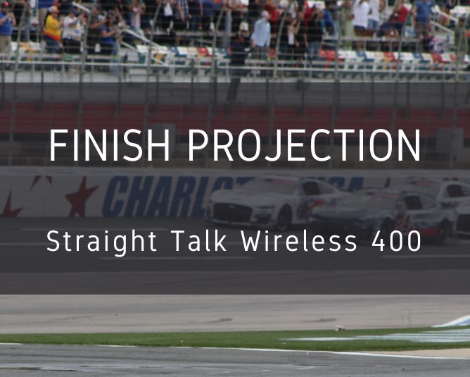 Statistical Cup Race Finish Projection: Homestead