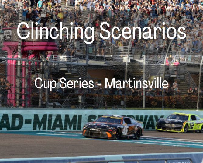 Clinching Scenarios: Cup Series – Martinsville