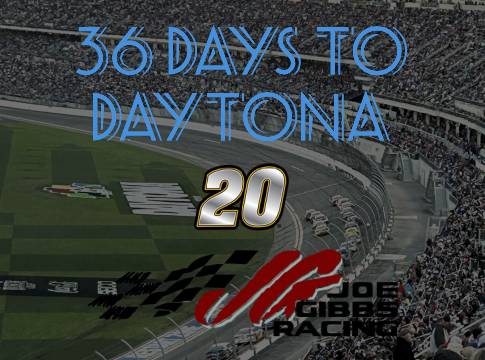 36 Days to Daytona: Joe Gibbs Racing #20