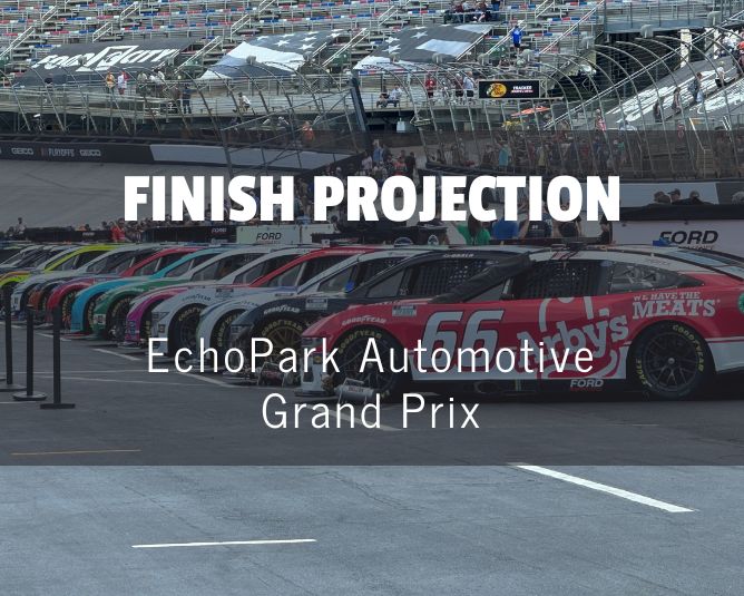 Statistical Cup Race Finish Projection: COTA