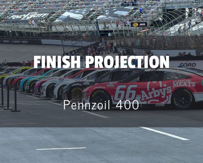 Statistical Cup Race Finish Projection: Las Vegas