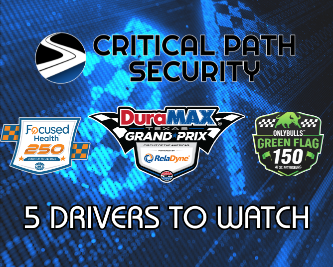 Critical Path Security 5 Drivers to Watch: COTA & St Petersburg