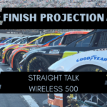 Statistical Cup Race Finish Projection: Phoenix